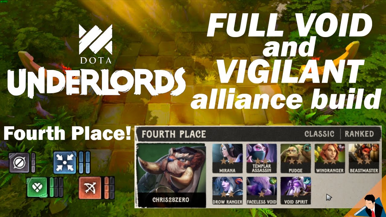 FULL VIGILANT and VOID alliance meta | DOTA Underlords