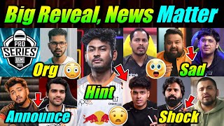 Tournaments, Big Changes 🤯 Dynamo Hint ! Join Apex ? 😳 Saumraj New ORG, Goldy bhai, Scout News