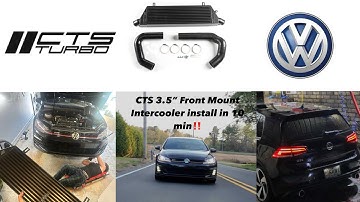 CTS 3.5” Front Mount Intercooler Install on 2019 MK 7.5 Volkswagon GTI