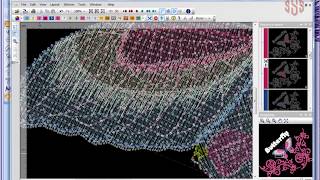 MyEditor Software Demonstration - Embroidery Machine Design Software - Janome Artistic Monogram screenshot 5