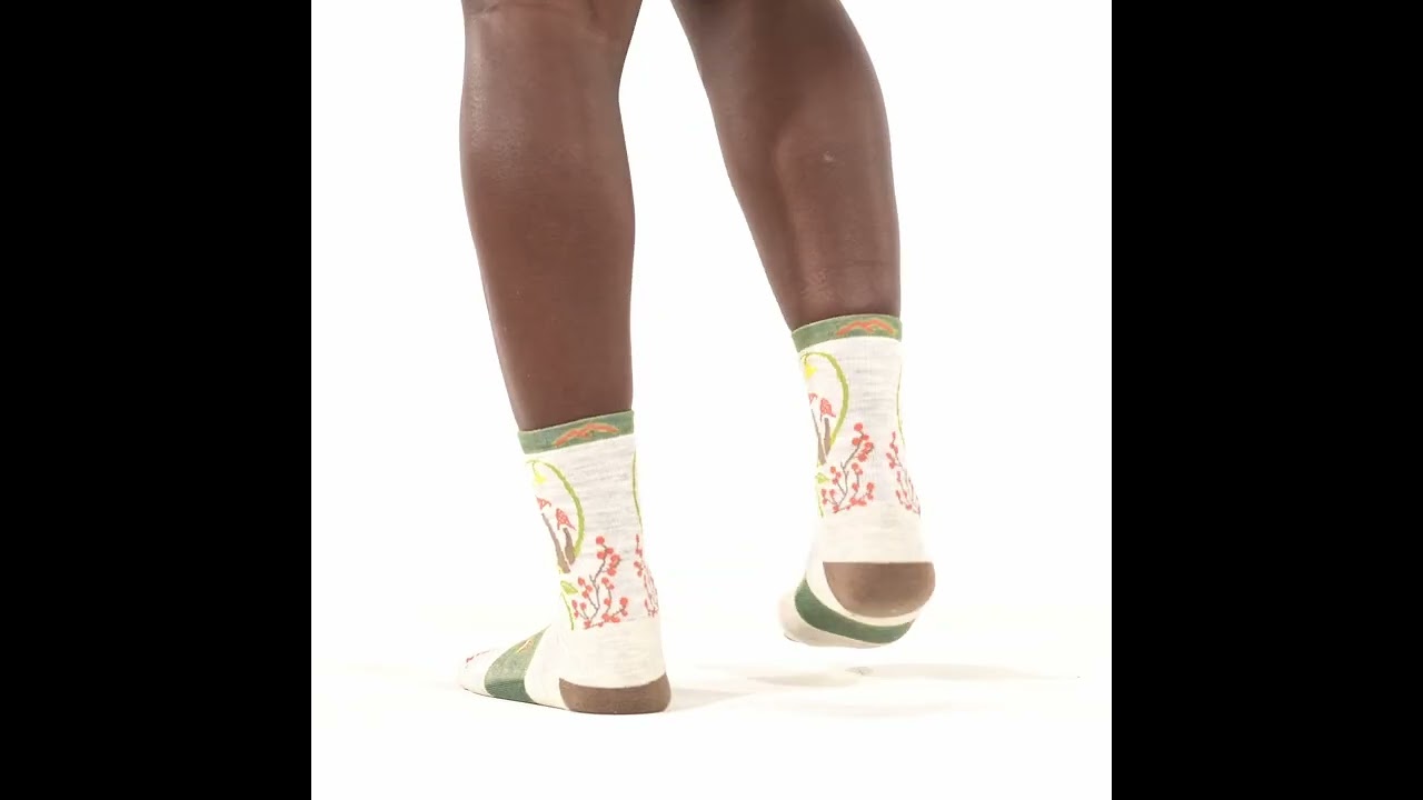 Preview of Darn Tough Mellow Mushrooms Micro Crew Lightweight Hiking Socks - Women's Video