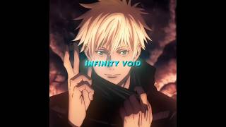 INFINITE VOID 🤞 」- JUJUTSU KAISEN GOJO DOMAIN INFINITE VOID EDIT #shorts #JUJUTSUKAISEN #GOJO