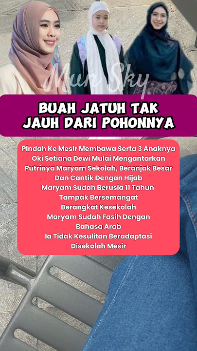 USTADZAH OKI SETIANA PINDAH KE MESIR