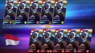 ALL JOHNSON in MIRROR MODE | Mobile Legends: bang bang