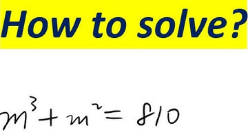 Math Olympiad Problem m^3+m^2=810 | Learn This Fast Method with 2 minutes