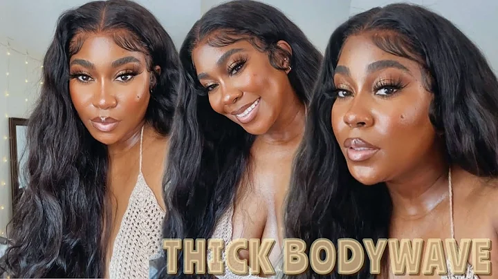 😻 THICK BODYWAVE FRONTAL WIG + SCULPTED EDGES FT KRIYYA HAIR