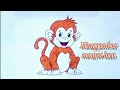 menggambar monkey simple dan lucu