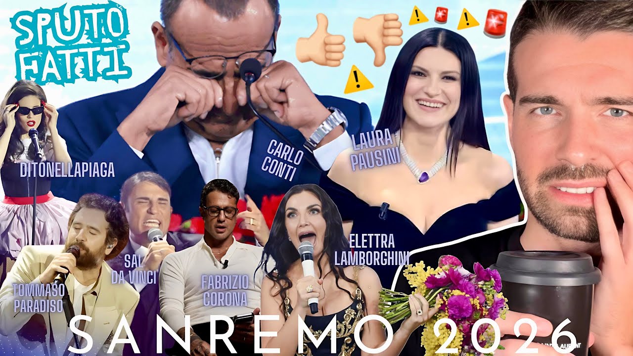 SPUTO FATTI E GOSSIP SANREMO 2026 EDITION: QUALCUNO DOVEVA DIRLO! 😰 | Spillin’ the tea🥤