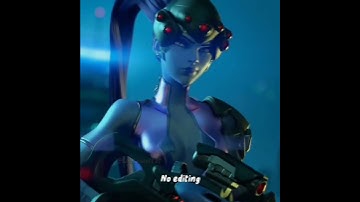 Editing VS No editing Widowmaker 💋 || Edit || Overwatch edit