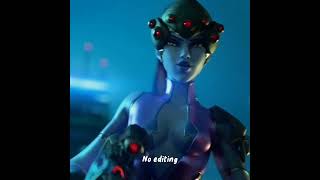 Editing Vs No Editing Widowmaker Edit Overwatch Edit