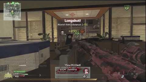 MW2 - Nuke - Domination Highrise - No deaths