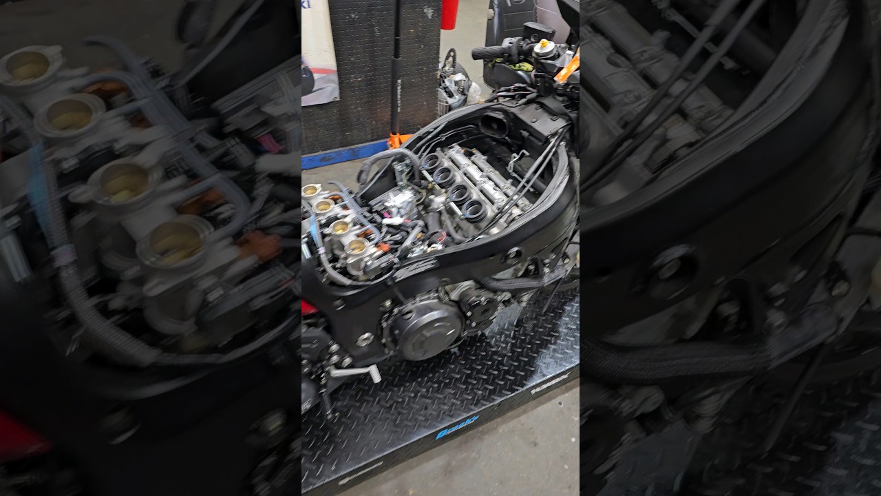 Installing Cams on a brand new Hayabusa 