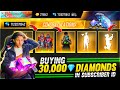 Buying 20,000 Diamonds & Dj Alok And All Emotes,Awm From Store In Subscriber Id😍 - Garena Free Fire