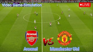 🔴LIVE : Arsenal vs Manchester United | Premier League - Round 23 | Video Game Simulation screenshot 1