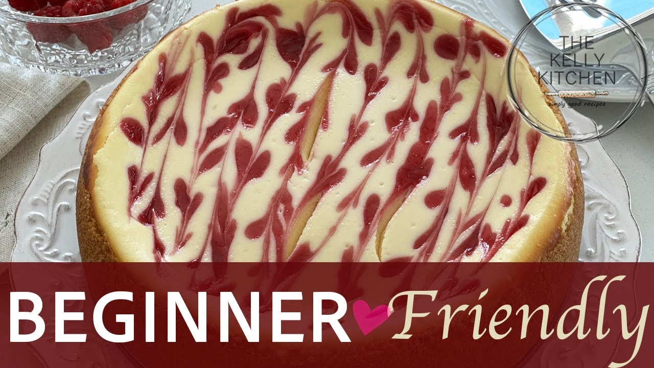 The BEST Raspberry Swirl Cheesecake | Elegant Yet Easy New York–Style Dessert