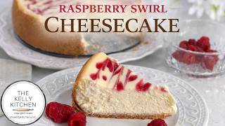 The BEST Raspberry Swirl Cheesecake with Nilla Wafer Crust | Easy Elegant Dessert (New York Style)
