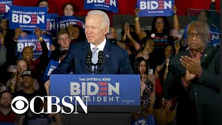 Biden gets major boost from moderates as Super Tuesday voting gets underway