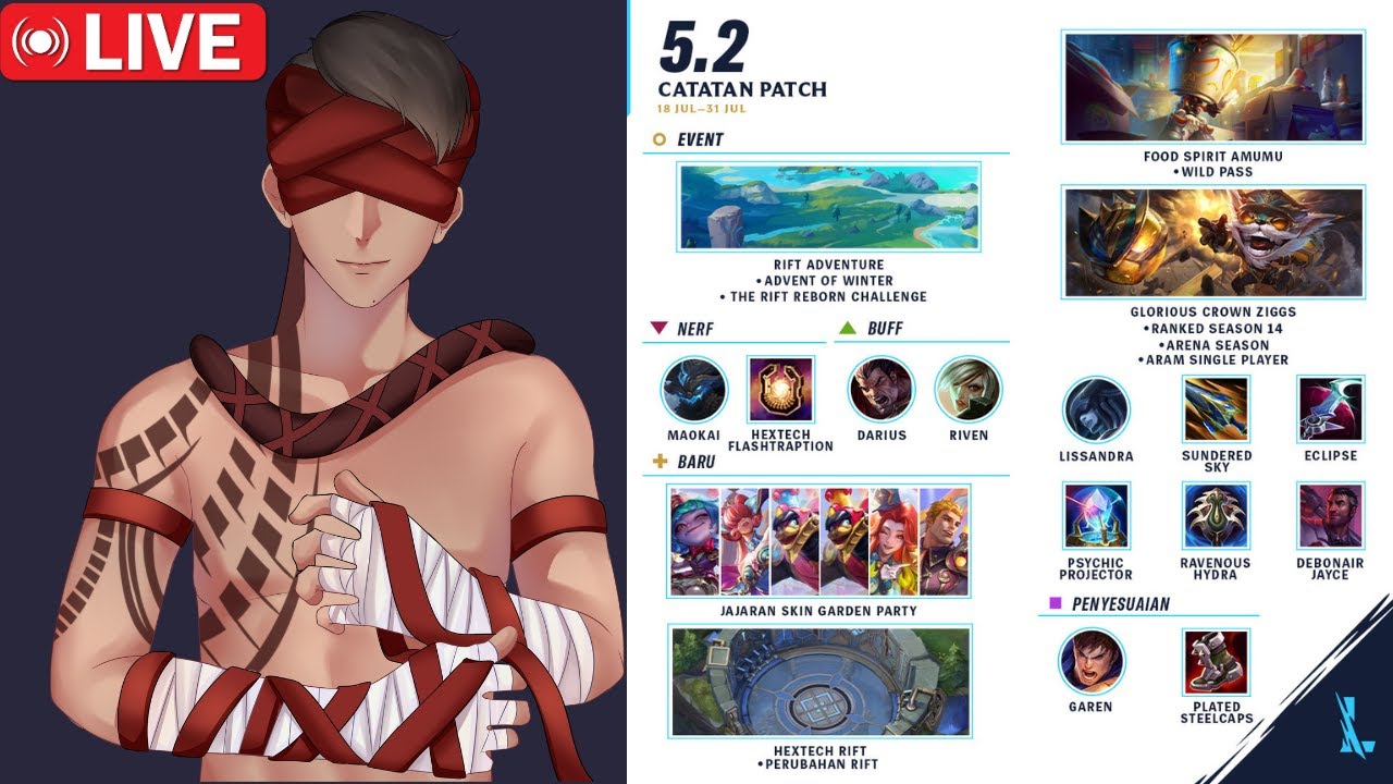 MORNING PERSON WITH WILDRIFT, HARI INI MASTER ?  