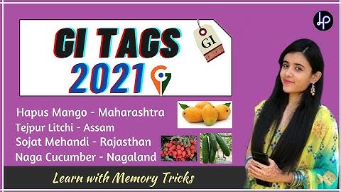 GI Tags 2021 | Geographical Indications | Important MCQs | Memory tricks
