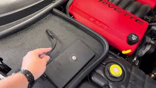 C5z Cold start, under hood, and storage discuss