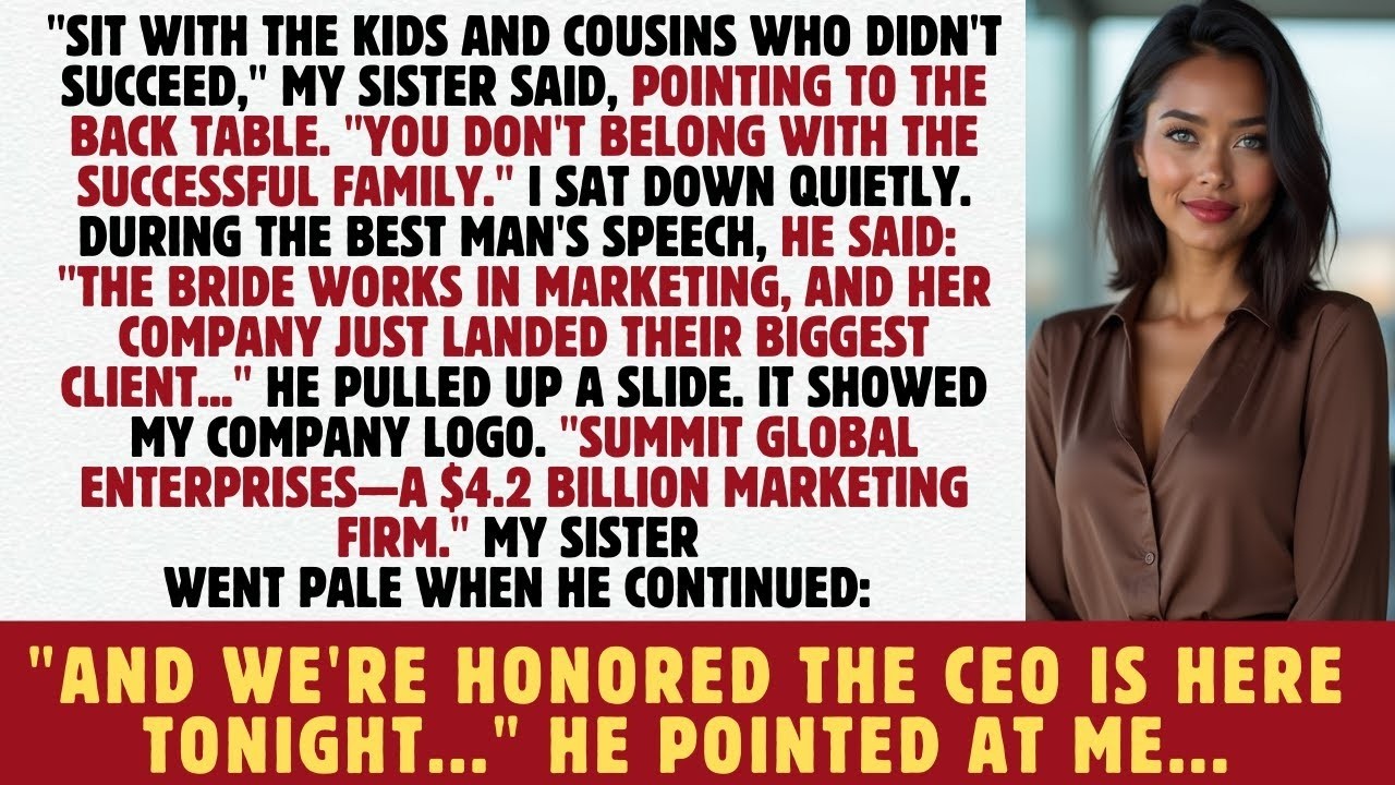 Sister's Wedding—They Seated Me At The 