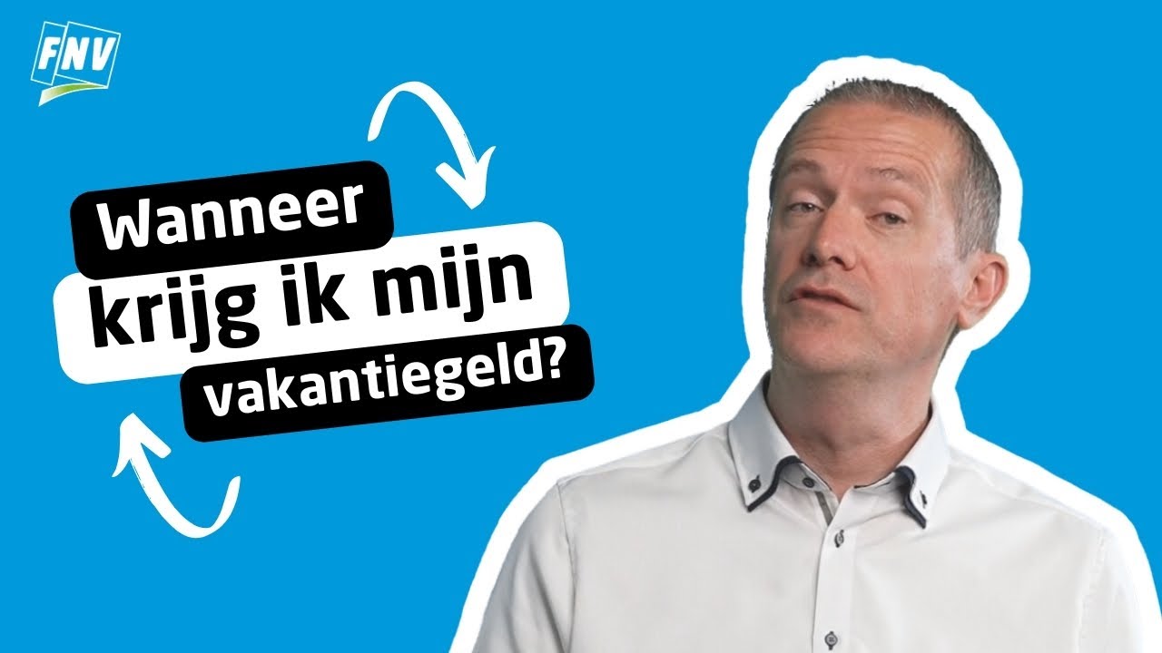 Wanneer krijg ik mijn vakantiegeld? - YouTube