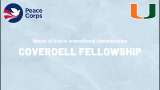 University of Miami Peace Corps Coverdell Fellowship Program