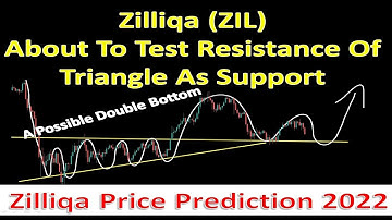 ZIL About To Test Resistance Of Triangle As Support | Zilliqa Price Prediction 2022