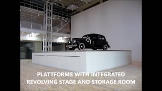 Mobile Stageplatform With Revolving Stage Palco Mobile E Girevole