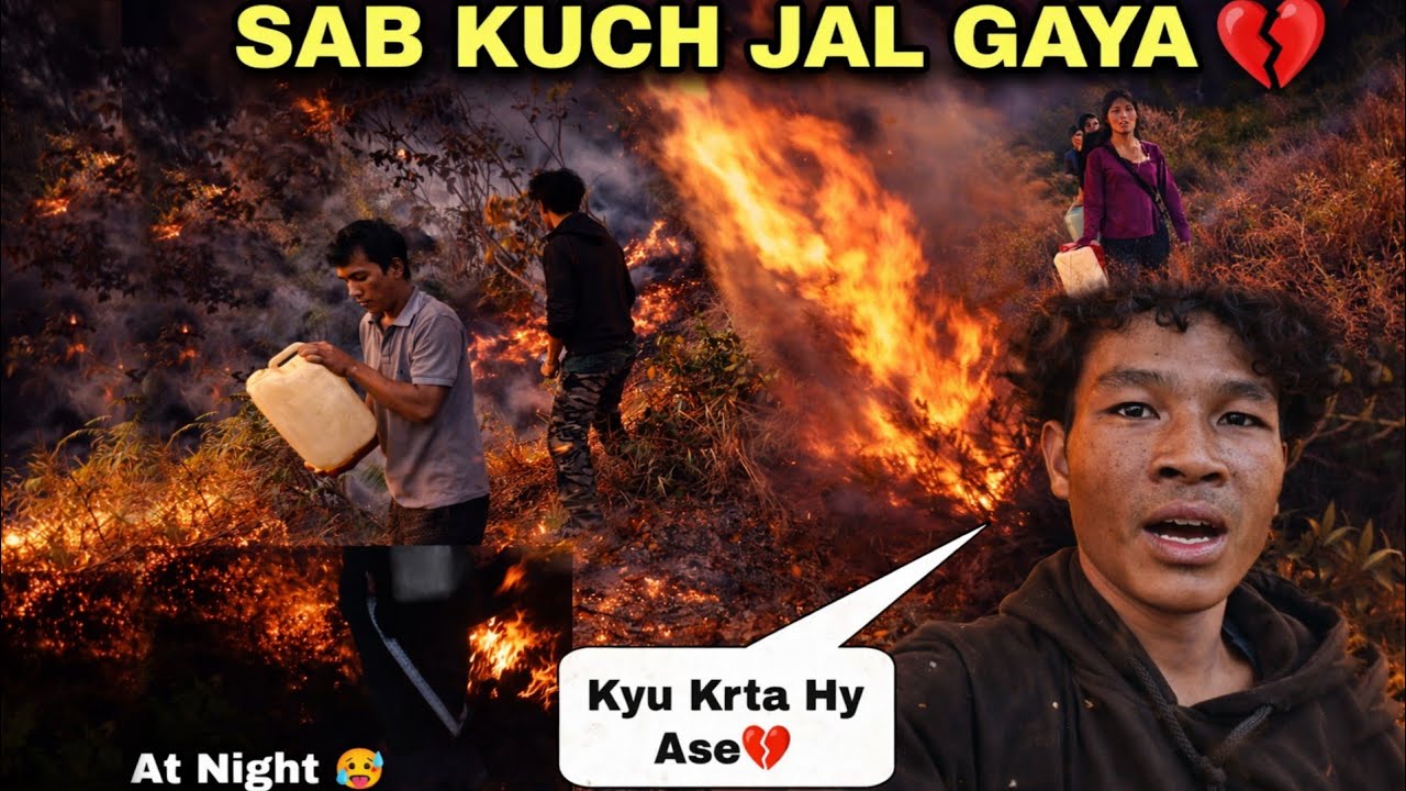 Mere Gaon Mein Aag Lag Gayi 🔥💔 | Fire Accident