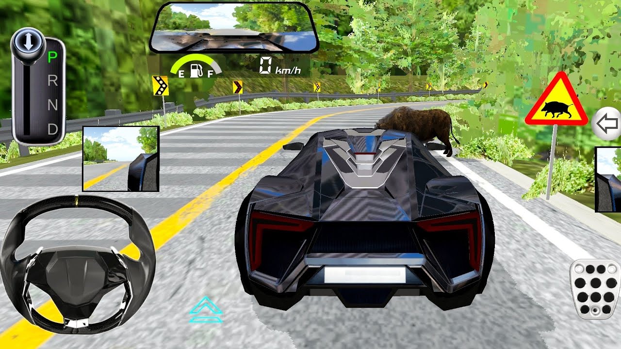 New W Motors Lykan HyperSport Driving on a Winding Road — 3D Driving Class Gameplay (Android)