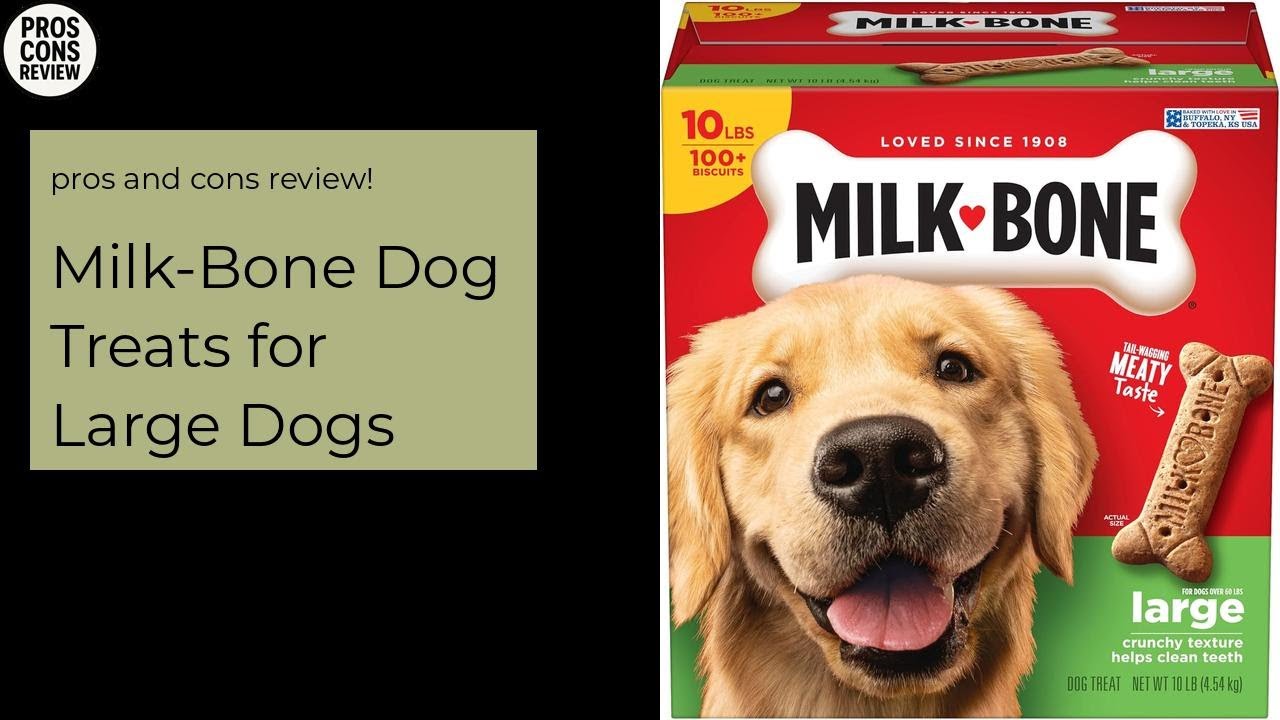 Milk-Bone Dog Treats for Large Dogs Pros & Cons Review