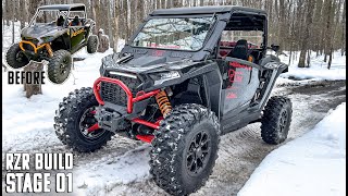 2024 Polaris RZR XP 1000 Build  AArms, Radius Rods, Winch, Windshields & Vinyl Wrap