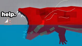 WILD Sea Monster EATS Ragdolls!