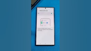 Swipe to Call or Text S22 Samsung