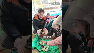 只要你们敢评论，我就一定来！农村赶集 绿色食品 湖南永州夫妇 食品安全