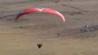 Paragliding off Sheba Crater