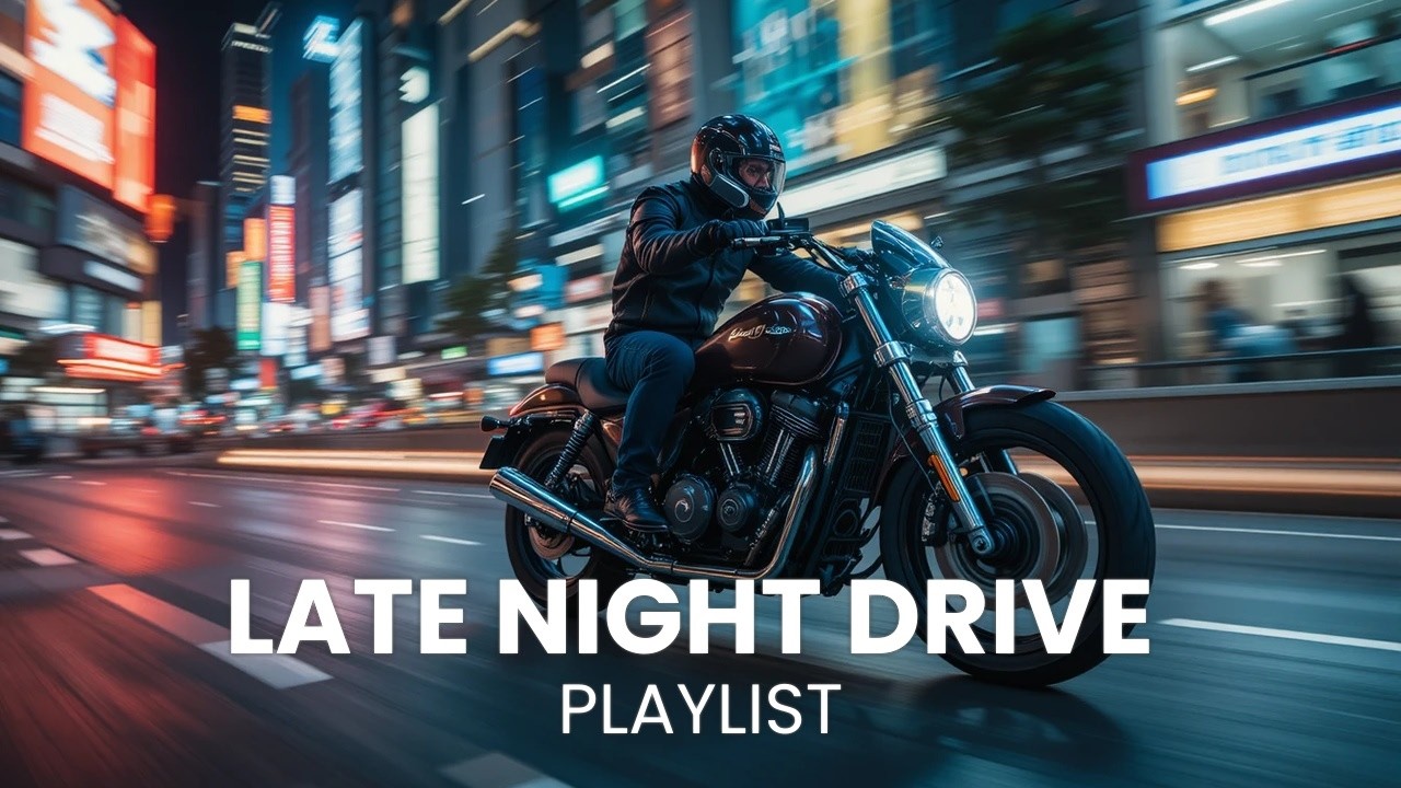 Night Drive Synthwave 🌙 1 Hour Music for Studying with Night Vibes