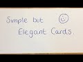 Simple but elegant cards handmadebyabbigale