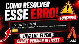 😱 HOW TO FIX THE INVALID FIVEM CLIENT VERSION ERROR