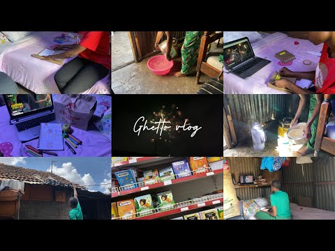 Ghetto Vlog:Life of an introvert🍀Mom| New year| Off days |Back to school #ghetto #vlog