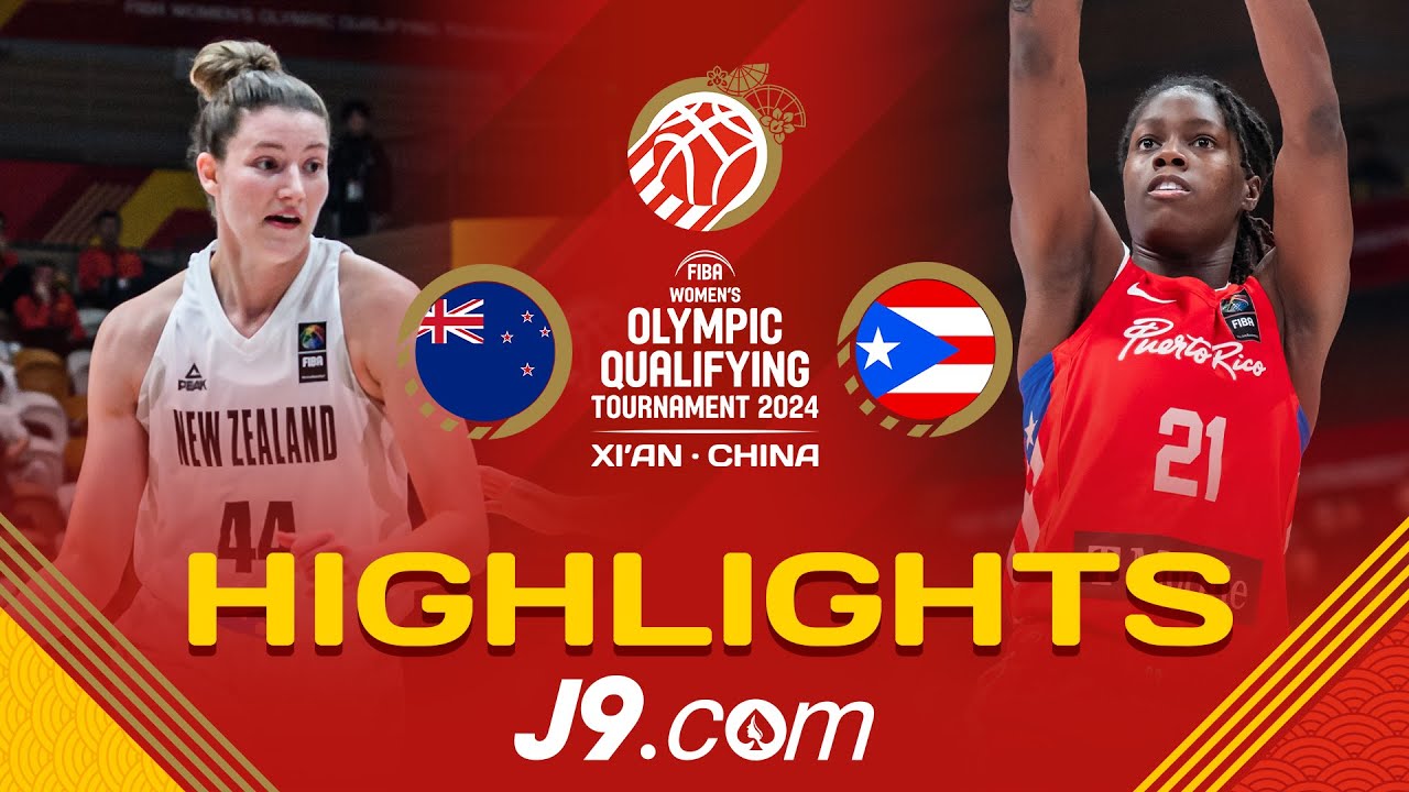 Puerto Rico 🇵🇷 clinch Olympic ticket with win over NZ! | J9 Highlights