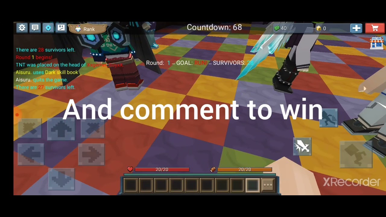 I'm gonna give away in sky block (Read Description)