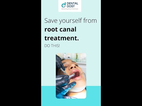 Avoid a root canal treatment |DentalDost #shorts