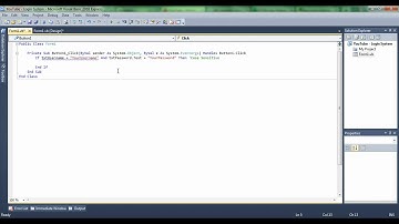 VB .Net Tutorials: How to make a simple login system