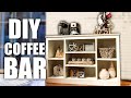 EPIC Modern Farmhouse Coffee Bar With INSANE Storage | DIY Sideboard