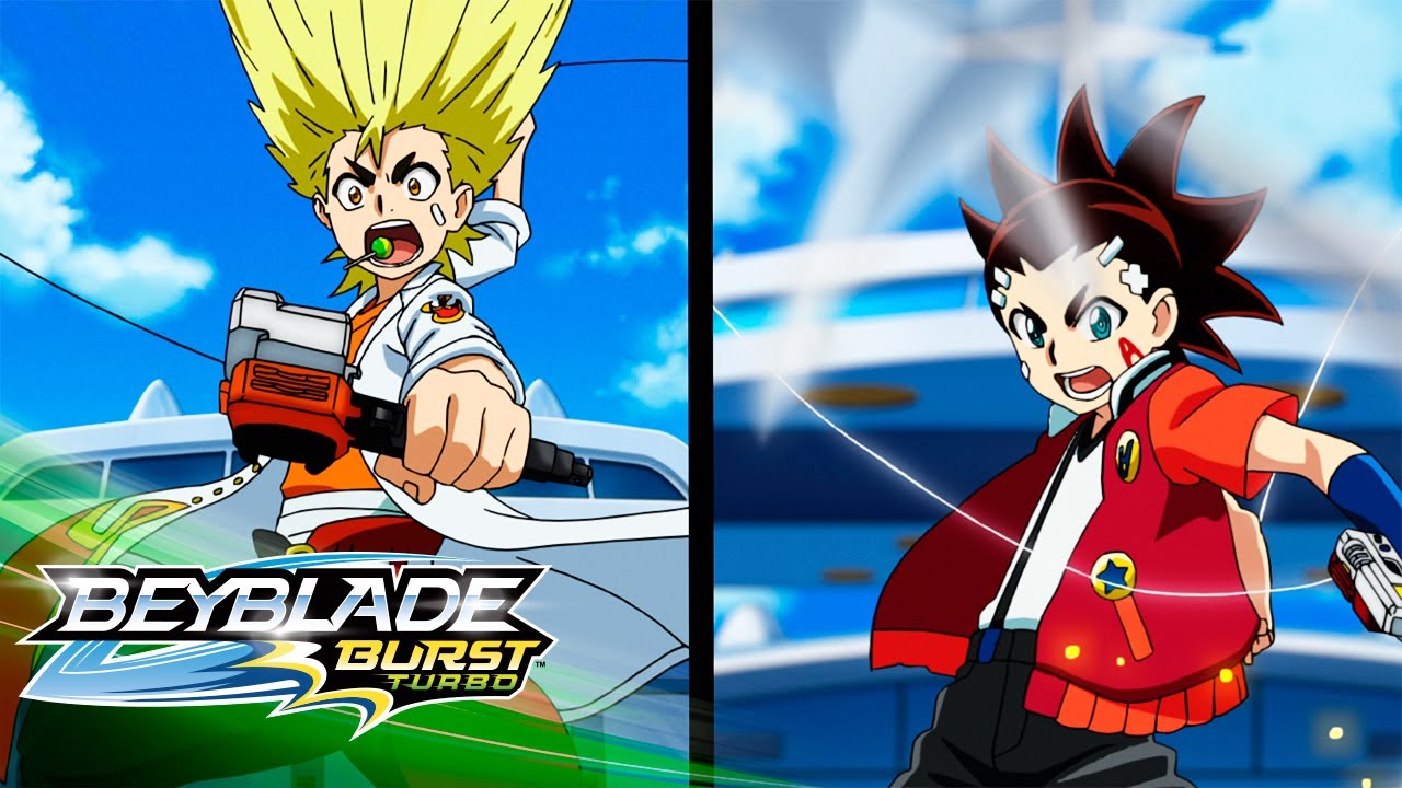 BEYBLADE BURST TURBO | Ep.27 Estrada para a Glória! | Ep.28 Valt versus Aiger!