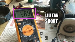 How to Check for a Short Circuit in a Water Pump Stator/Winding