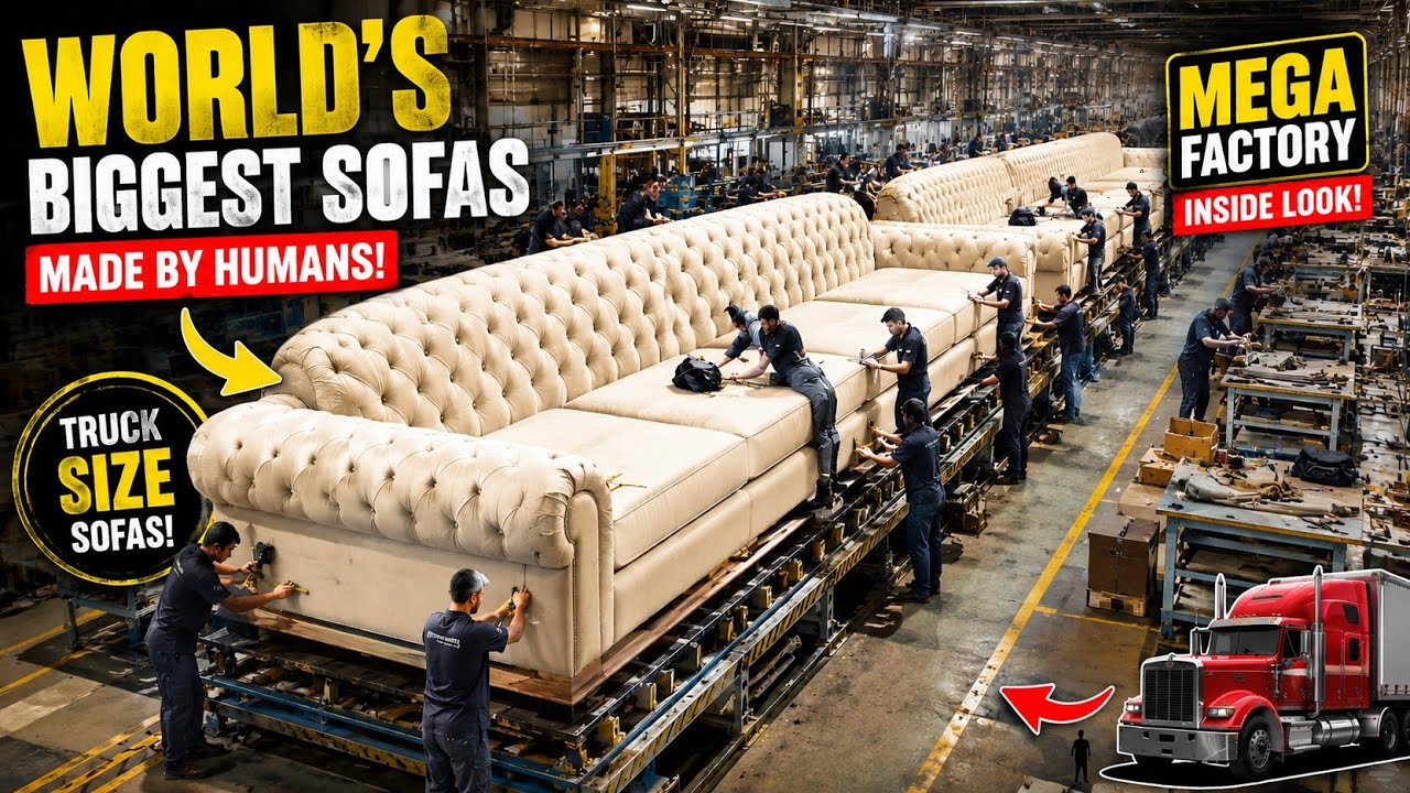 Smart Mega Factory Technology | Fastest Manufacturing Process - YouTube