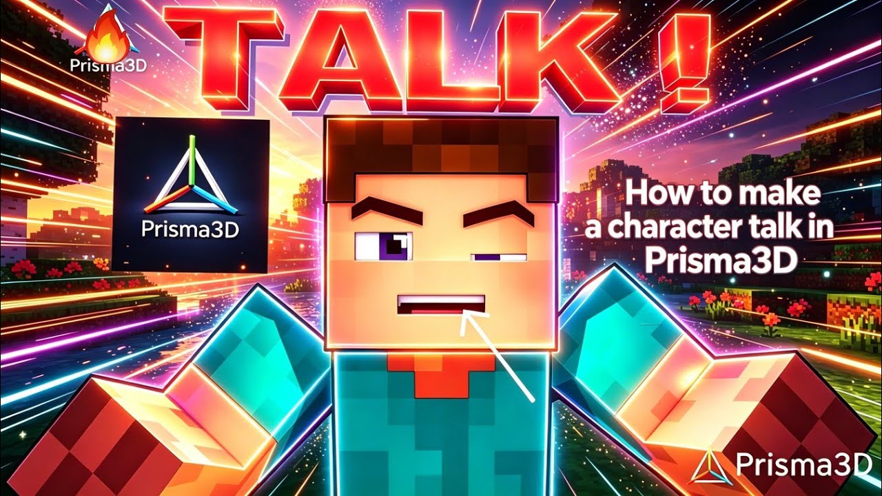 How to Make a Minecraft Character Talk in Prisma 3D (Full Tutorial ...